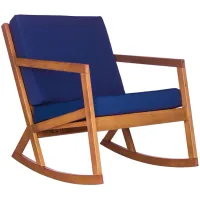 Bermuda Navy Outdoor Rocking Chair