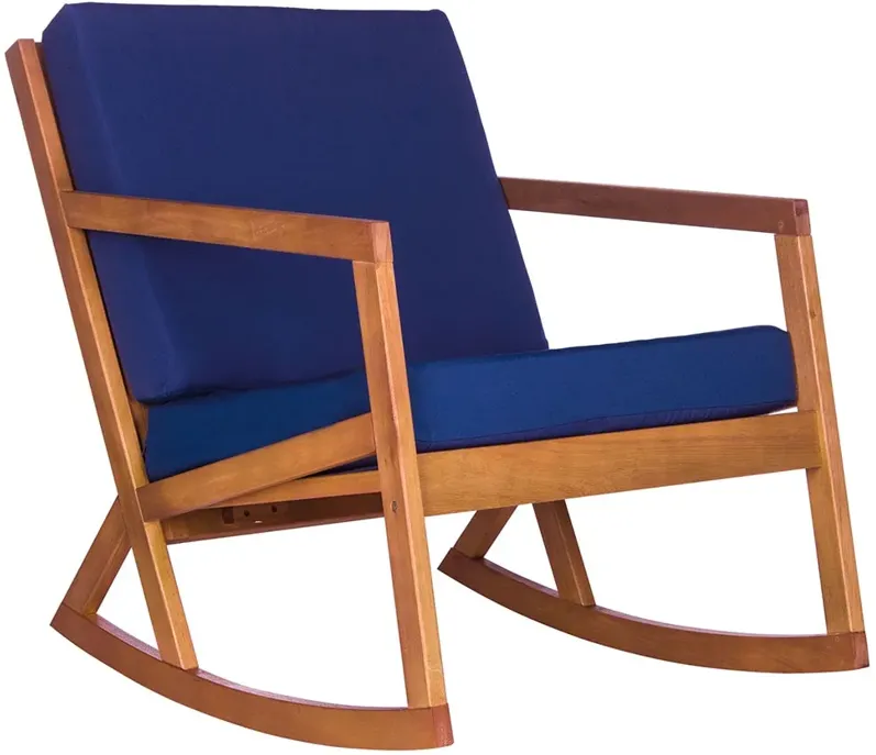 Bermuda Navy Outdoor Rocking Chair