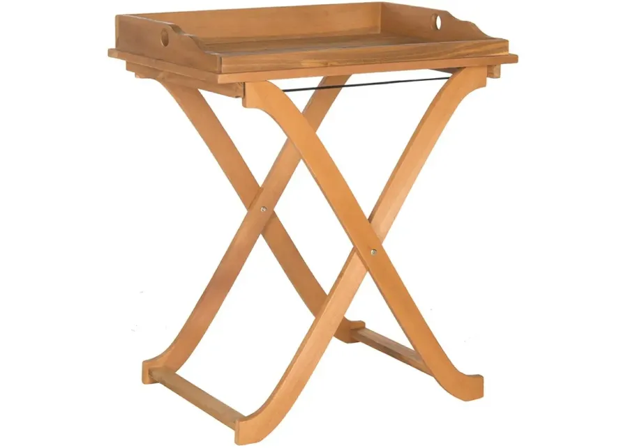 Marina Brown Outdoor Tray Table