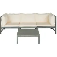 River Gray 4 Pc. Outdoor Sectional Set