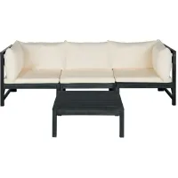 Juno White 4 Pc. Outdoor Sectional Set