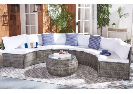 Florencia 4 Pc. Outdoor Sectional W/ Accent Table