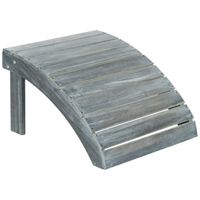 Bellus Gray Outdoor Ottoman