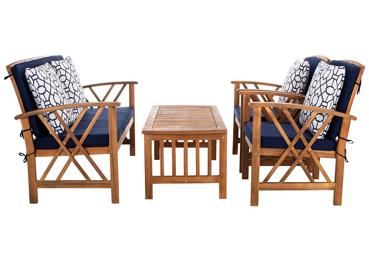 Eldoris Navy 4 Pc. Outdoor Patio Set