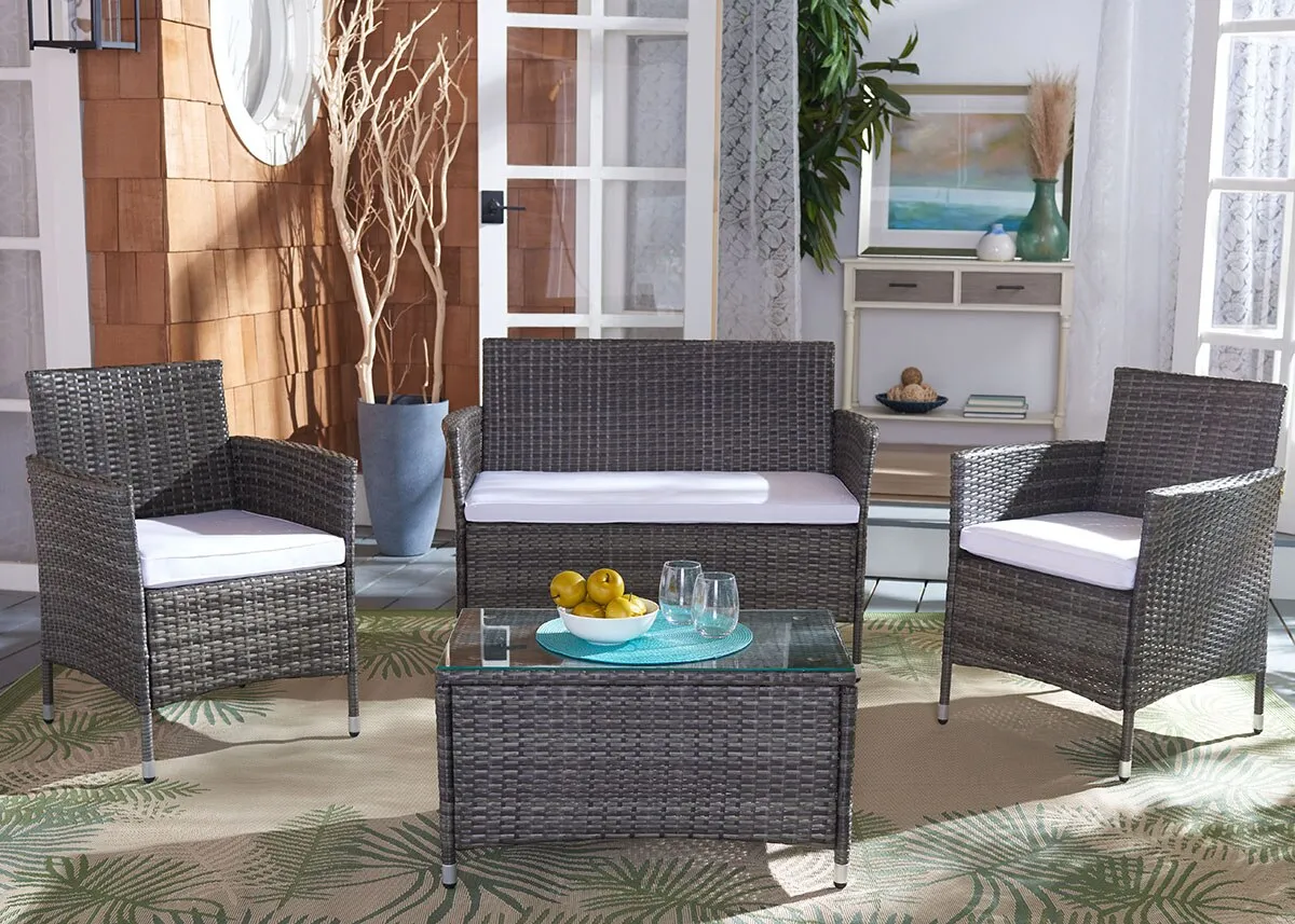 Alejandro Brown 4 Pc. Outdoor Patio Set