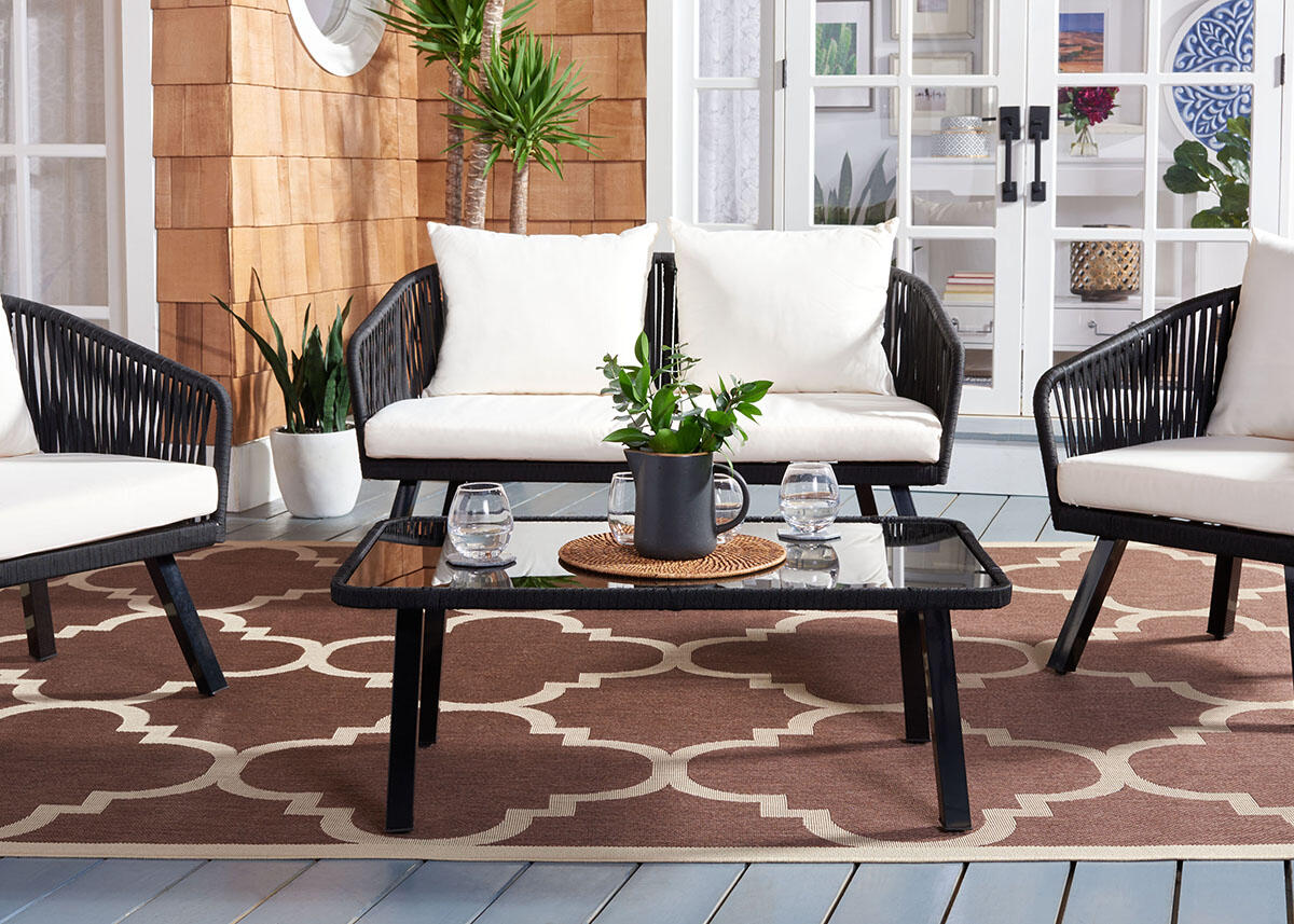 Jordana Black 4 Pc. Outdoor Patio Set