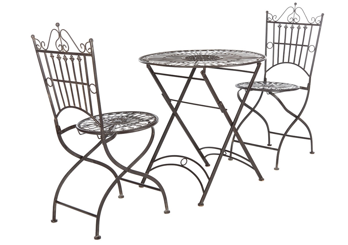 Valentina Black 3 Pc. Bistro Set