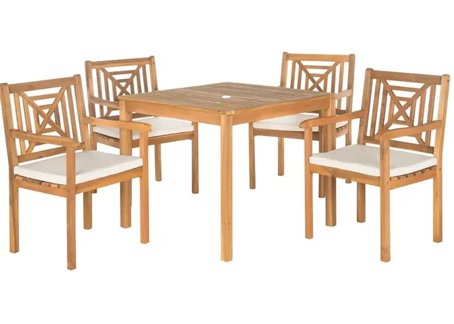 Palmdale Brown 5 Pc. Outdoor Dining Set