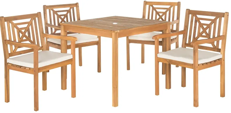 Palmdale Brown 5 Pc. Outdoor Dining Set