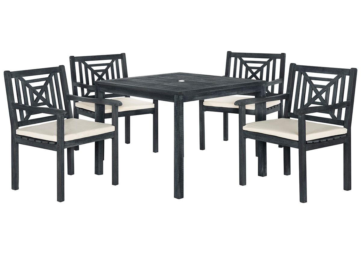 Palmdale Black 5 Pc. Outdoor Dining Set