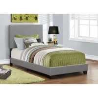 Lenzi Gray Twin Bed