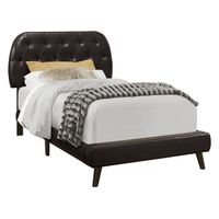 Altman Brown Twin Upholstered Bed