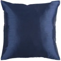 Navy Solid Luxe Throw Pillow