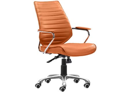 Enterprise Orange Swivel Office Chair