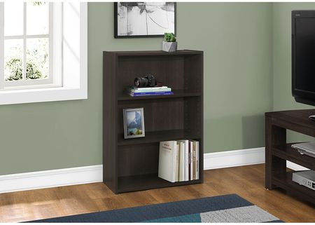 Shaw Taupe 36" Bookcase