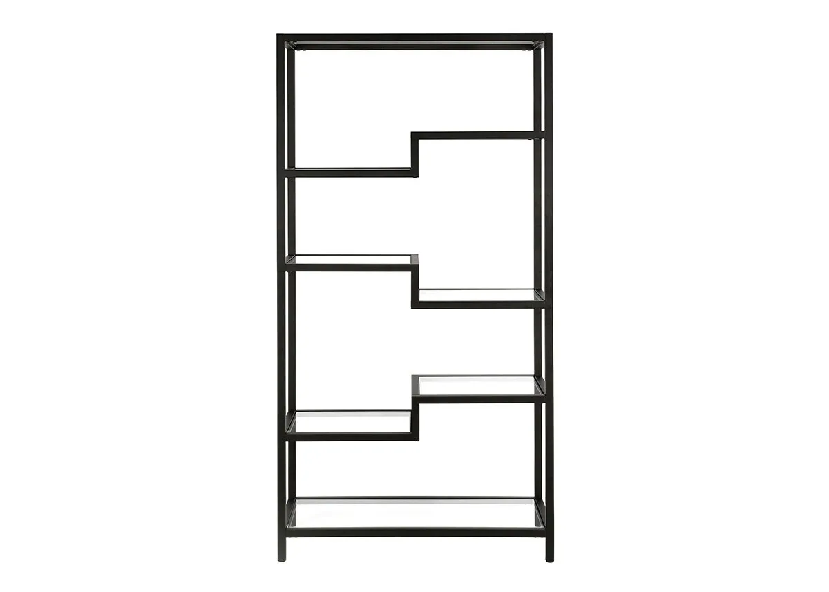 Mila Black Bookcase