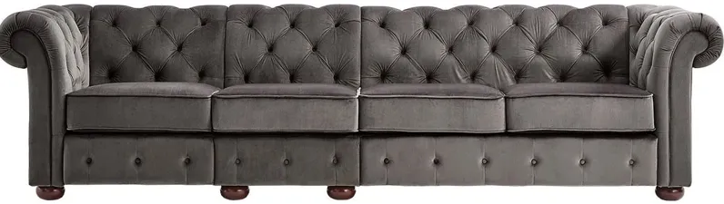 Barrington Charcoal Velvet Extra Wide Sofa