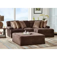 Denali Chocolate 2 Pc. Sectional W/ Chaise