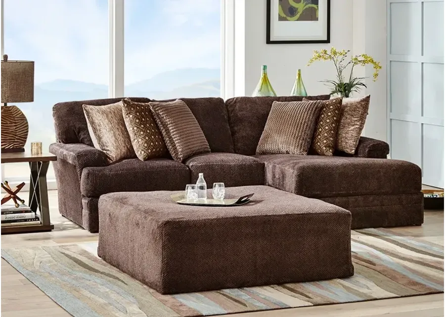 Denali Chocolate 2 Pc. Sectional W/ Chaise