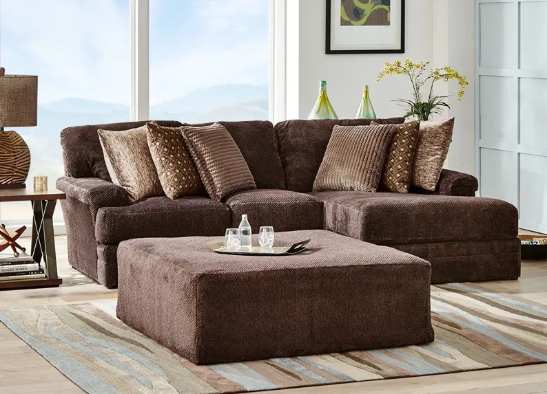 Denali Chocolate 2 Pc. Sectional W/ Chaise