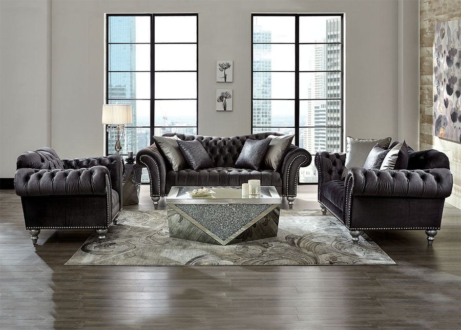 Mirage Charcoal 2 Pc. Living Room