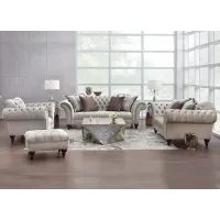 Mirage 2 Pc. SIlver Living Room