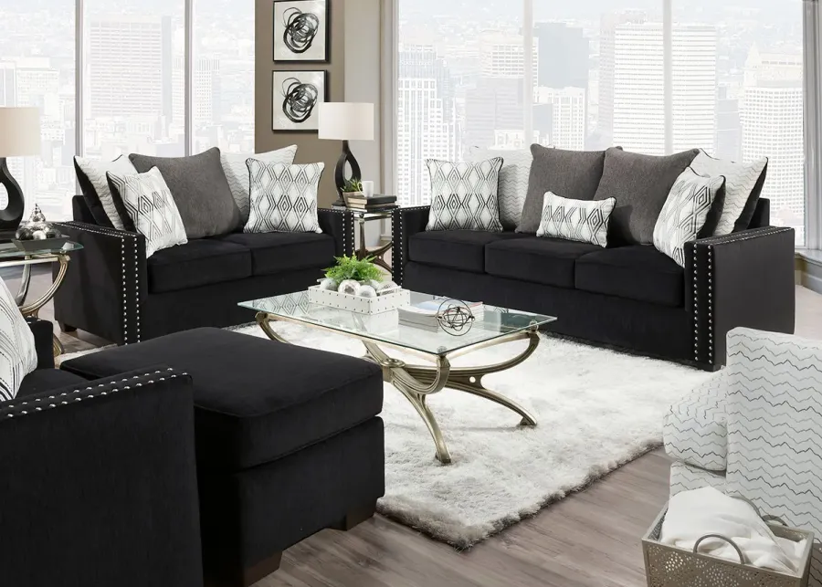 Veronica Black 2 Pc. Living Room