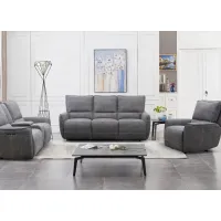 Boswell Fabric 3 Pc. Power Living Room W/ Power Headrests