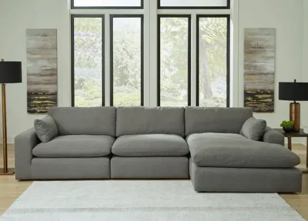 Palisades Gray 3 Pc. Sectional W/ Chaise