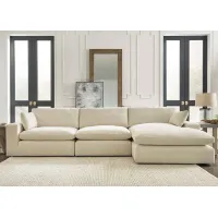 Palisades Taupe 3 Pc. Sectional W/ Chaise