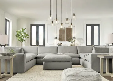Palisades Gray 8 Pc. Sectional