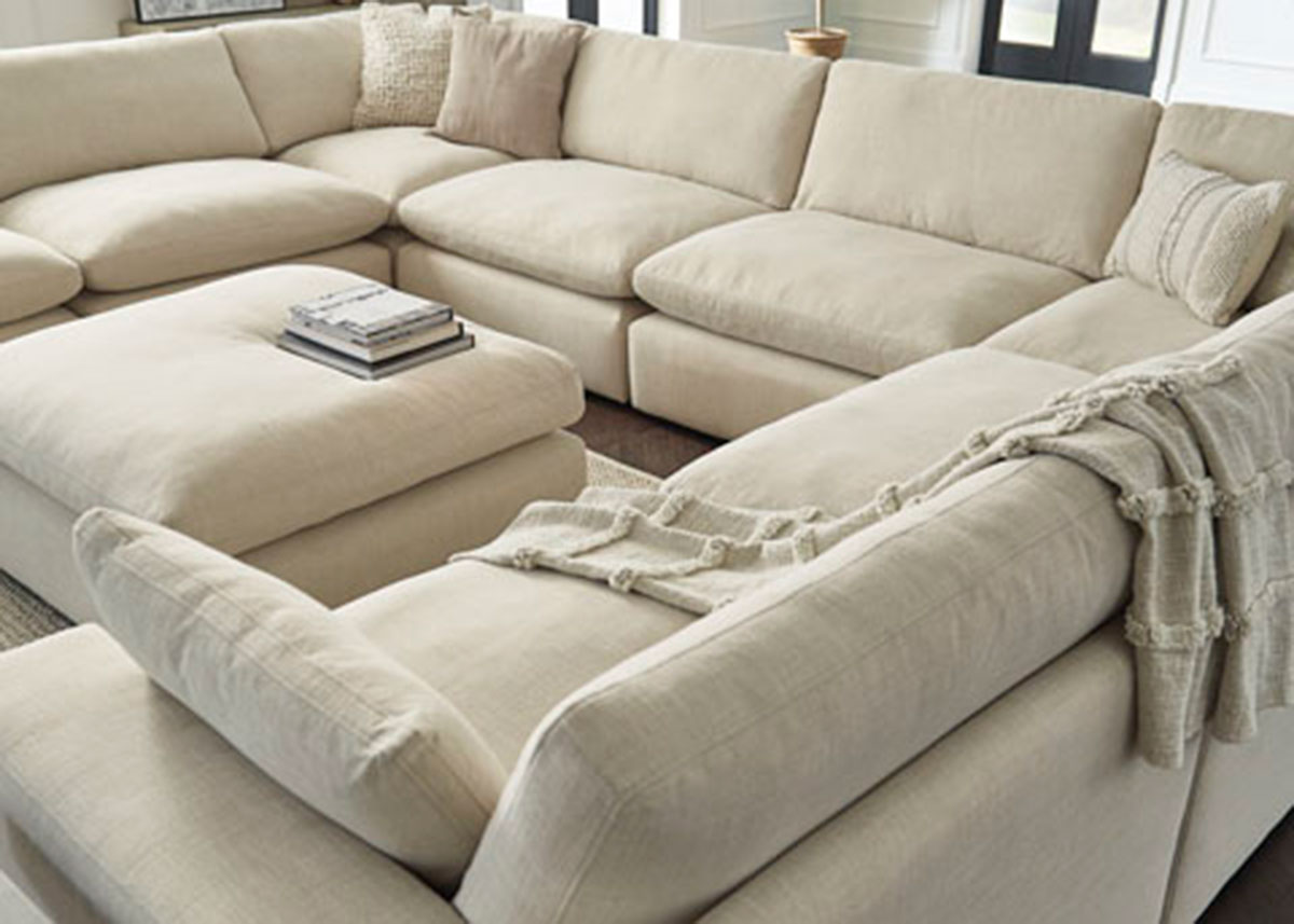 Palisades Taupe 8 Pc. Sectional