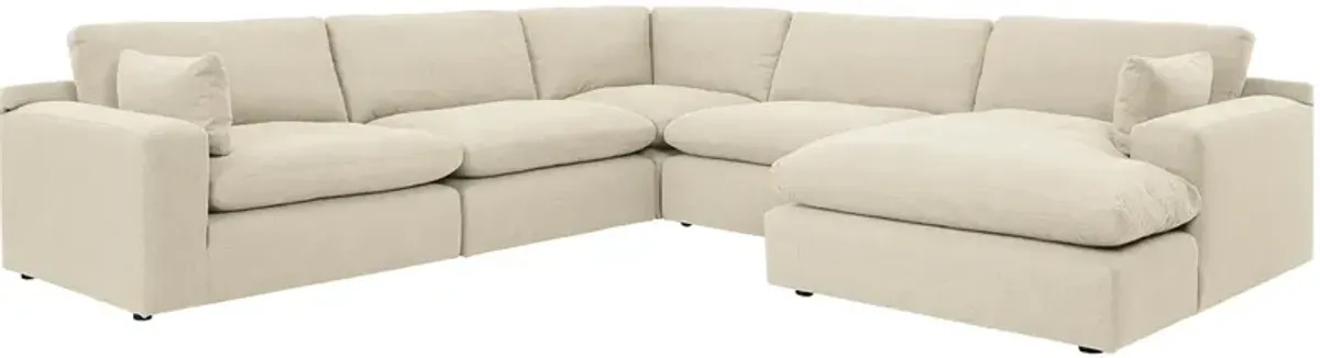 Palisades Taupe 5 Pc. Sectional W/ Chaise