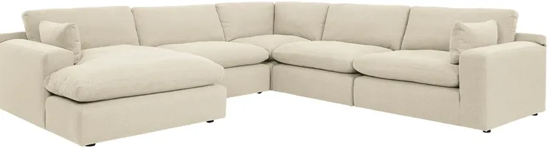 Palisades Taupe 5 Pc. Sectional W/ Chaise (Reverse)