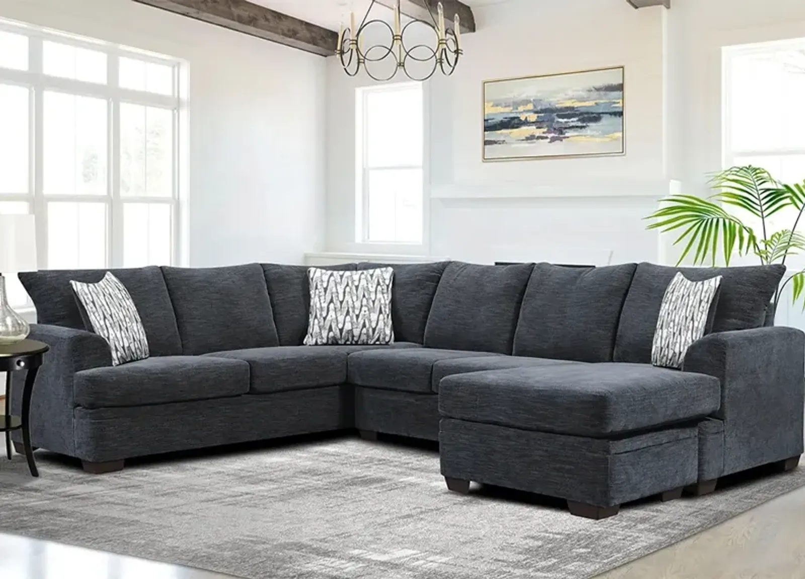 Emilia Gray 2 Pc. Sectional