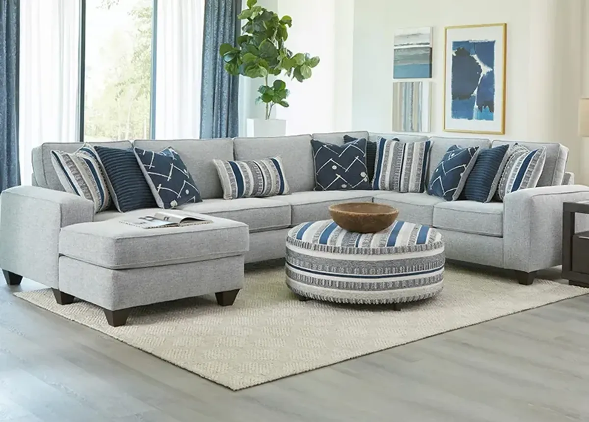 Linnea Gray 3 Pc. Sectional (Reverse)