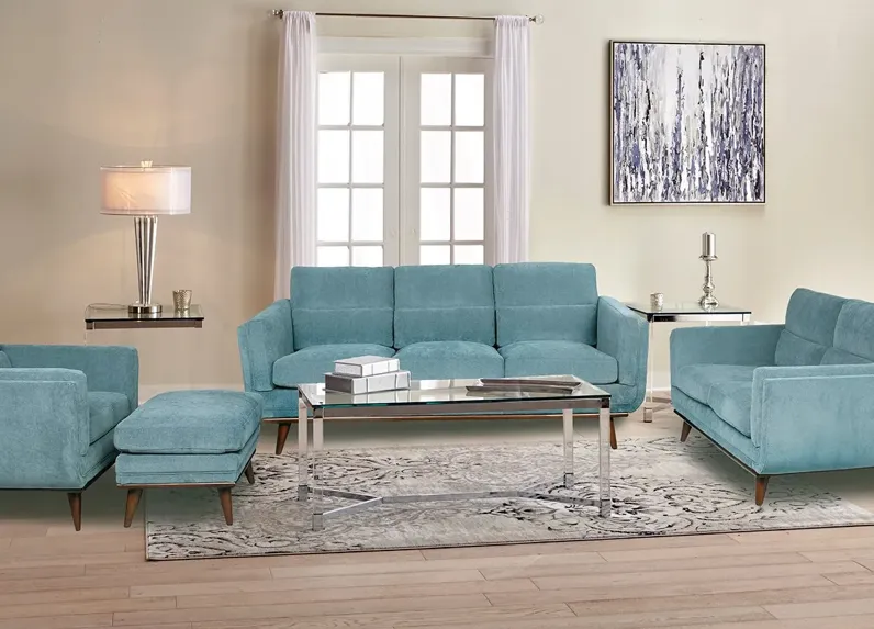 Savita Blue 3 Pc. Living Room