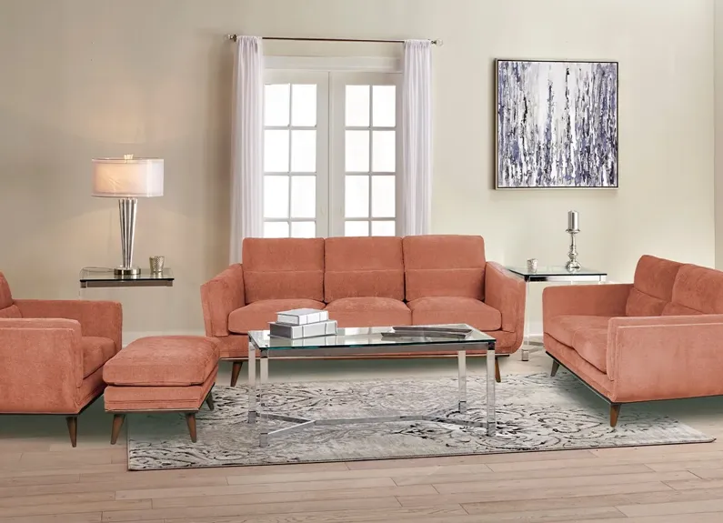 Savita Orange 2 Pc. Living Room