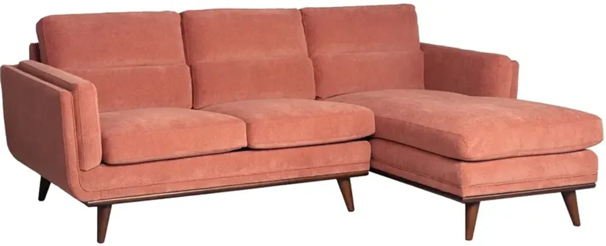 Savita Orange 2 Pc. Sectional