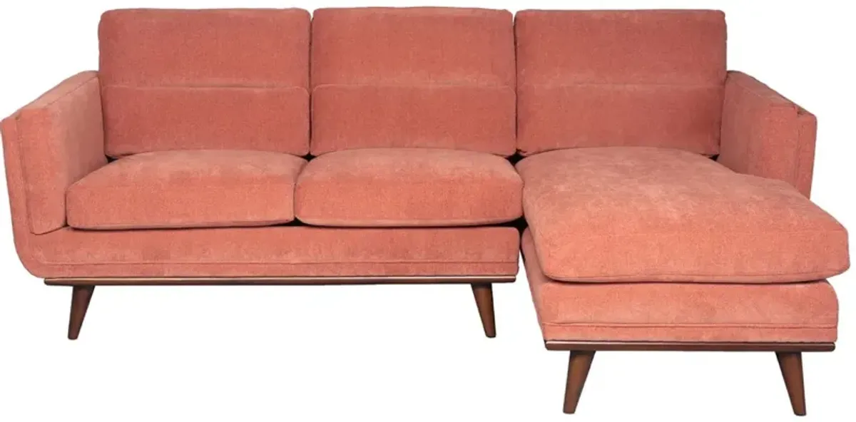 Savita Orange 2 Pc. Sectional