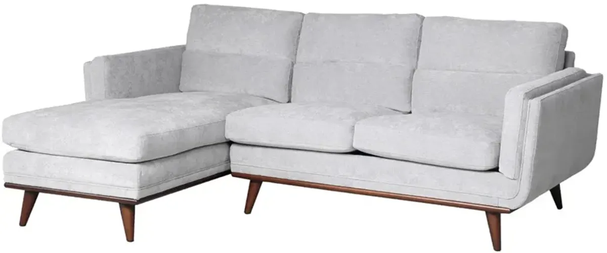 Savita Gray 2 Pc. Sectional (Reverse)