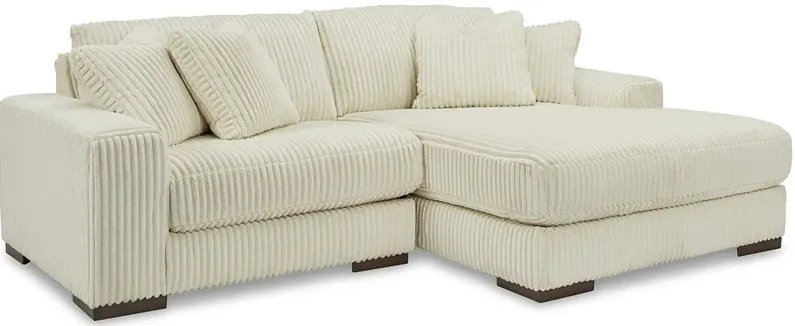 Dolly White 2 Pc. Sectional W/ Chaise