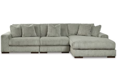 Dolly Gray 3 Pc. Sectional W/ Chaise