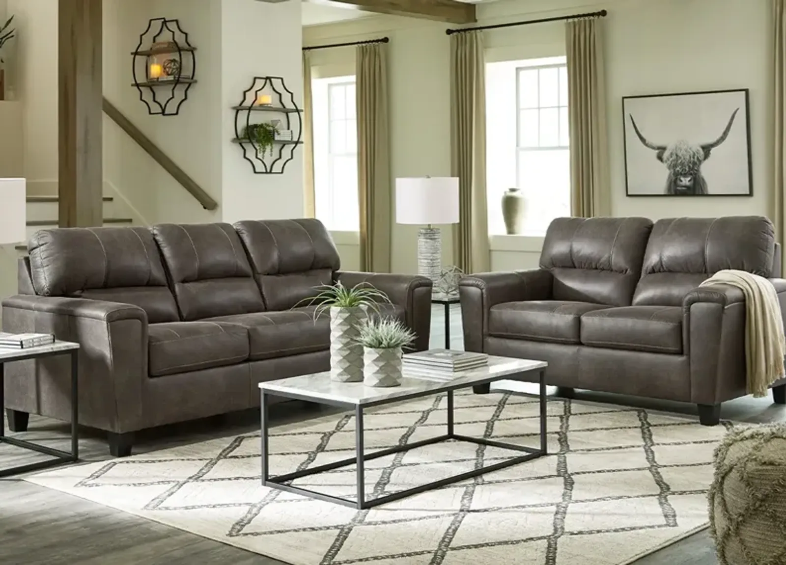 Maywood Gray 2 Pc. Living Room