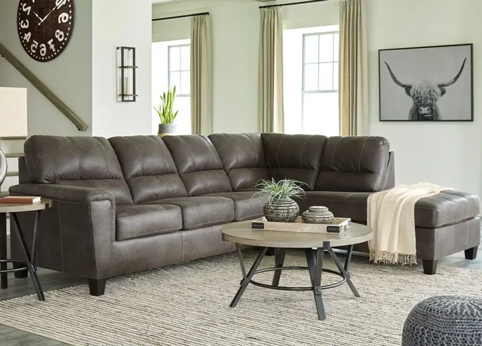 Maywood Gray 2 Pc. Sectional