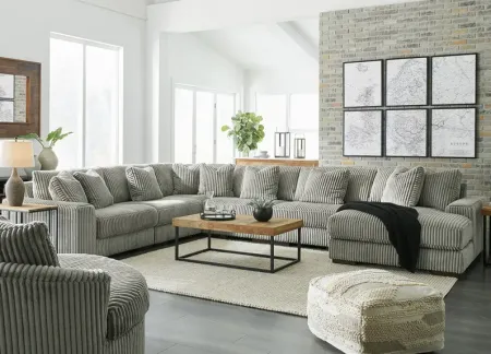 Dolly Gray 6 Pc. Sectional W/ Chaise