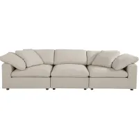 Aabria Beige 3 Pc. Sectional