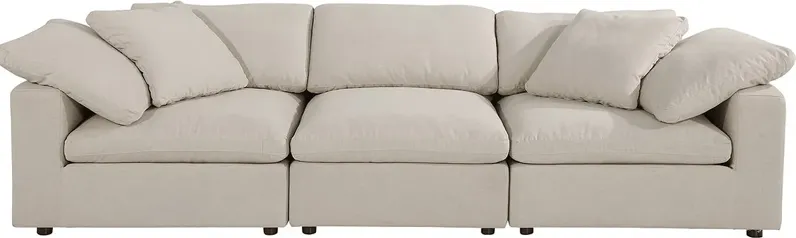 Aabria Beige 3 Pc. Sectional