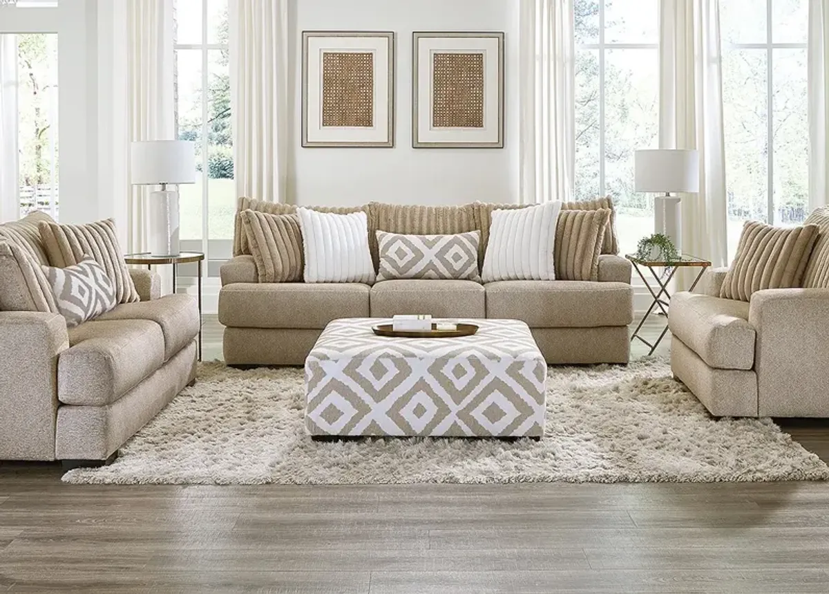 Rupa Brown 3 Pc. Living Room