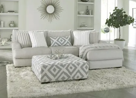 Rupa Gray 2 Pc. Sectional W/ Chaise